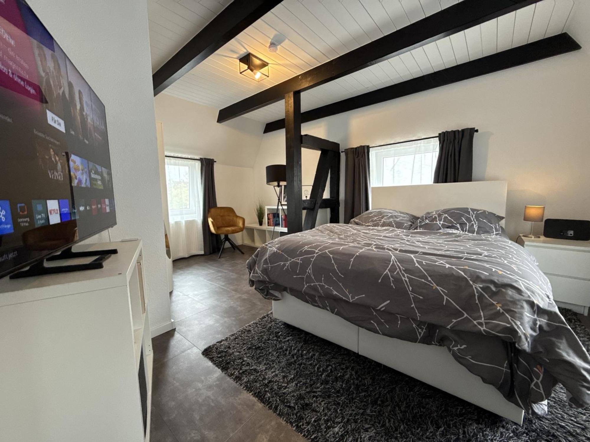 Fachwerkhaus Mit 2 Getrennten Schlafzimmern, Wohnzimmer Und Kueche Bückeburg Eksteriør billede